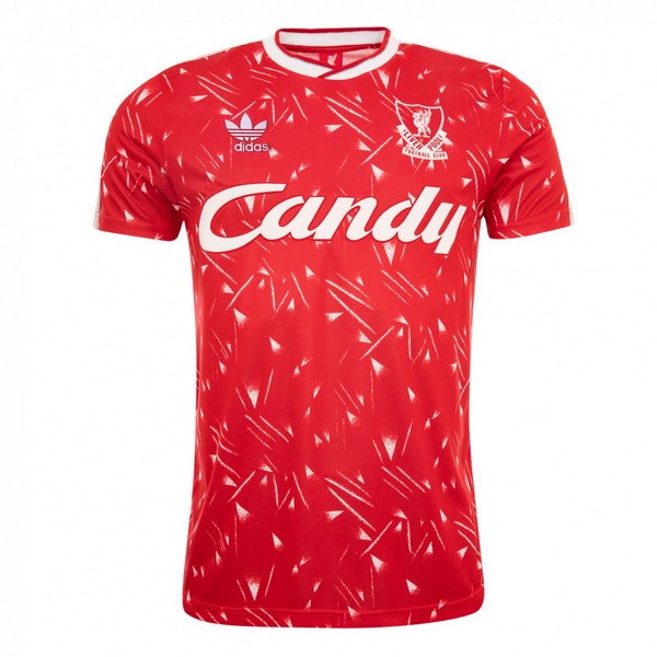 Camiseta Liverpool Primera equipación Retro 1989 1990 Rojo